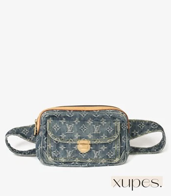 Louis Vuitton Blue Monogram Denim Bum Bag - Image 1 of 4