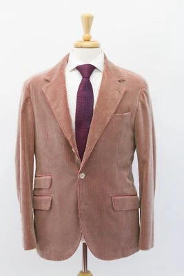 NWT$4995 Brunello Cucinelli Cashmere Blend 2Tone Ribbed Corduroy Sport Coat A232 - Image 1 of 4