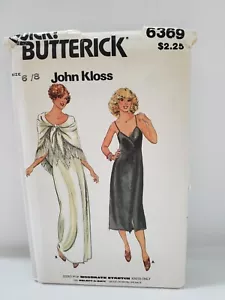 Butterick 6369 Size 6-8 Dress, Gown & Shawl Uncut John Kloss - Picture 1 of 2