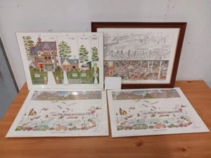 LOT OF FOUR 1-Bruce B Johnson "UNREAL ESTATE" Litho Print~Signed,Matted,Framed - Bild 1 von 4