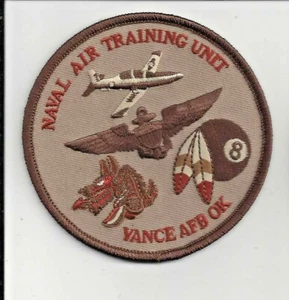 PATCH USAF 8th FLYING TRAINING SQ FTS NAVAL AIR TRAINING UNIT VANCE AFB - Picture 1 of 1