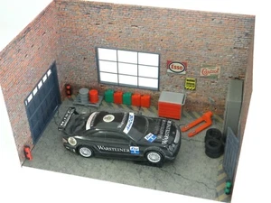 Diorama model kit 1:24 Brick auto service garage Scale 1/24 Model car display - Picture 1 of 9