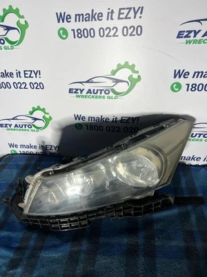 HONDA ACCORD LEFT HEADLAMP 8TH GEN (VIN MRHCP), HALOGEN TYPE, 02/08-06/11 08 09  - image 1 of 4