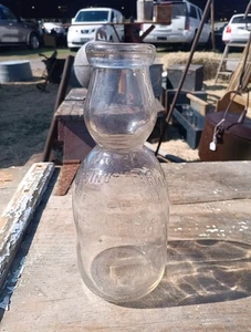 Bottiglia latte vintage Quart Cream Top Chestnut Farm Chevy Chase Dairy Washington DC - Foto 1 di 7