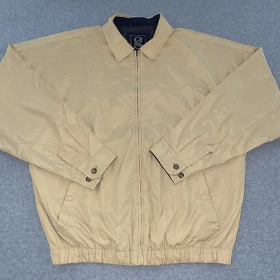 Gear для спортивной куртки мужской XL желтый бежевый полный молнии легкий ветровка - Изображение 1 из 4