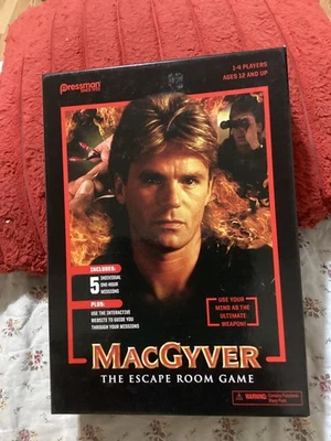 MACGYVER, THE ESCAPE ROOM 2018 COMPLETE GAME/ FREE POSTAGE!!!!! - Image 1 of 4