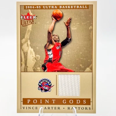 Vince Carter 2004 Fleer Ultra/250 Point Gods parche usado en juegos Raptors 🔥 Foto 1 de 4