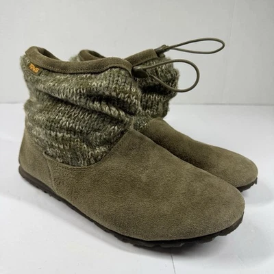 Bota Feminina Teva Mush Atoll Camurça e Malha Tamanho 9 Marrom - Imagem 1 de 4