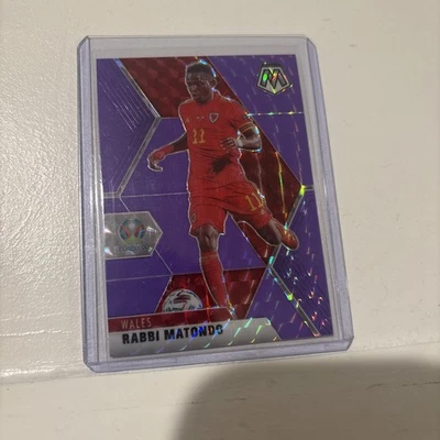 Rabbi Matondo  2021 Mosaic UEFA Euro Purple Fluorescent Mosaic Prizm Sp /70 - Image 1 of 2