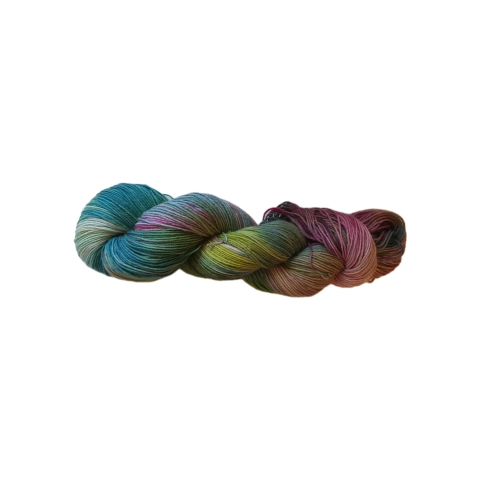 Monis Wollstuebchen Handgefärbte Sockenwolle   4 -Fach 100g/420m Nr.1 - Bild 1 von 1