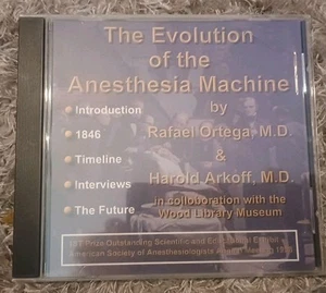 Evolution of  the Anaesthesia Machine Ortega Arkoff CD Rom - Picture 1 of 6