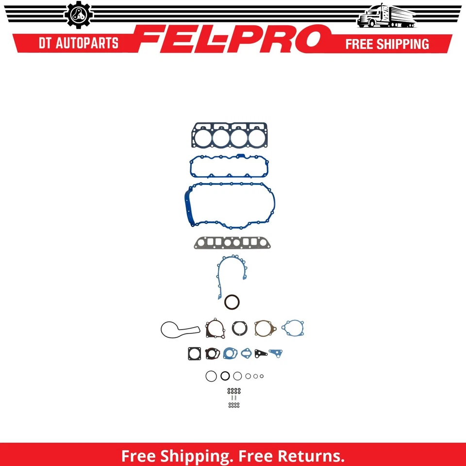 Juego de juntas de motor Fel-Pro 1998 1999 para Jeep Cherokee 1997-2000 2,5 L L4 Foto 1 de 1