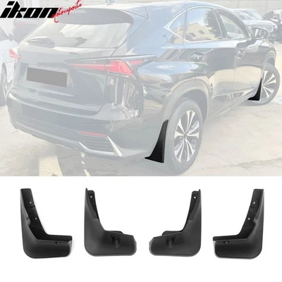 Fits 18-21 Lexus NX300h Hybrid Front & Rear Fender Mud Flaps Splash Guards PP - Imagem 1 de 4