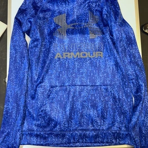 Under Armour Youth Extra Large Blue Pullover Hoodie Sweatshirt - Picture 1 of 6