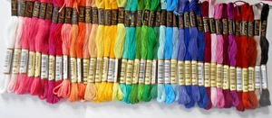 ANCHOR SIX STRANDED COTTON THREADS PACK OF 40 EXACT MATCH - Picture 1 of 1