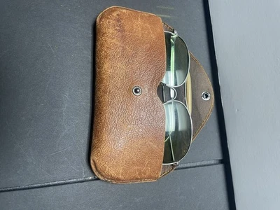 Óculos de sol vintage aviador força aérea piloto sol voador Segunda Guerra Mundial EUA  - Imagem 1 de 3