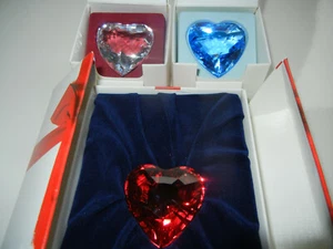 Swarovski Kristallherz SCS - EINZELVERKAUF: klar oder rot oder blau - mit OVP! - Picture 1 of 12