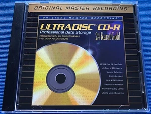 MFSL - 24k Gold ULTRADISC - CD-R Rohling - 650MB - 74min - W idealnym stanie! - Zdjęcie 1 z 3