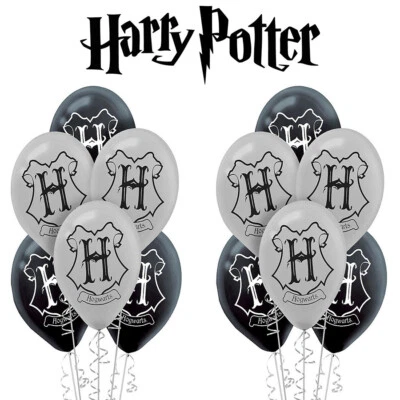 Globos de látex Harry Potter, decoración de fiesta de cumpleaños, mago Hogwarts 12ct. Foto 1 de 4
