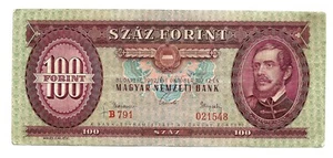 Ungarn (P171c) 100 Forint 1962 ss/vf - Bild 1 von 2