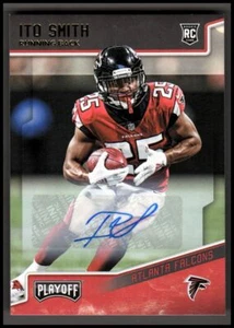 Autógrafos de novato de playoffs 2018 #233 Ito Smith Falcons automático - casi nuevo-como nuevo - Imagen 1 de 2