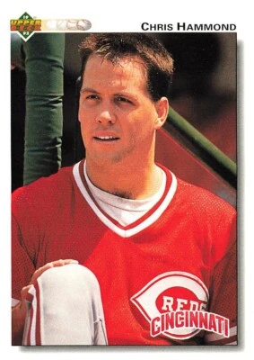 1992 Upper Deck  #105 Chris Hammond Cincinnati Reds - Image 1 of 2