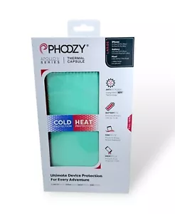 PHOOZY Heat & Cold Phone Insulated Pouch Seafoam Green Size Large New in Box - Picture 1 of 2