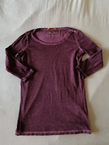 Hugo Boss Damen Bluse, Gr. S, Burgund, Baumwolle - Bild 1 von 4