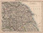 YORKSHIRE. North West England. Humber estuary. JOHNSTON 1906 old antique map