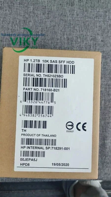 NEW HPE 718160-B21 718291-001 1.2TB 6G 10K G6 G7 SAS 2.5" HDD DP 0 HOURS - Image 1 of 4
