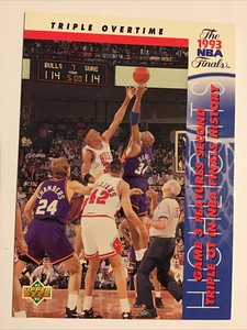 Scottie Pippen Chicago Bulls NBA Card The 1993 Finals Triple Overtime