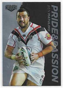 2014 NRL Elite Pride & Passion (PP 44) Ben MATULINO Warriors - Picture 1 of 1
