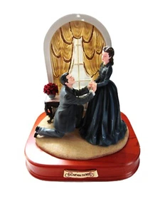 Gone With the Wind Large Scarlett & Rhett Proposal The San Francisco Music Box - Picture 1 of 8