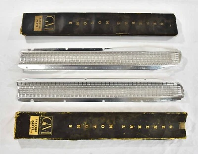 Chevrolet Impala 1959 1960 insertos de rejilla de aluminio nuevo de stock Foto 1 de 4