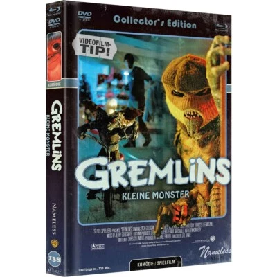 Gremlins 1 - Kleine Monster - Nameless Mediabook Retro Cover C BLU-RAY/DVD OVP - Bild 1 von 2