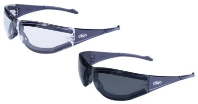 Global Vision Full Throttle Plus A/F Safety Glasses, Motorcycle, ANSI Z87.1-2010