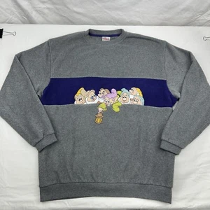 Sudadera The Disney Store Seven Dwarfs Bordada Polar Cuello Redondo - Talla Med - Imagen 1 de 8