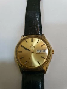 Vintage Omega quartz mens watch with day and date Ref 5491 - Picture 1 of 12