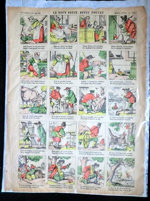 Le Tout Petit, Petit Poucet (c1870) Rare French Comic Broadsheet 1097, Pellerin - Image 1 of 3