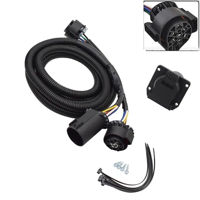 7英尺CURT 56070第五轮和鹅颈线束适用于Ram 3500 2011-2019 — 第 1/4 张图片