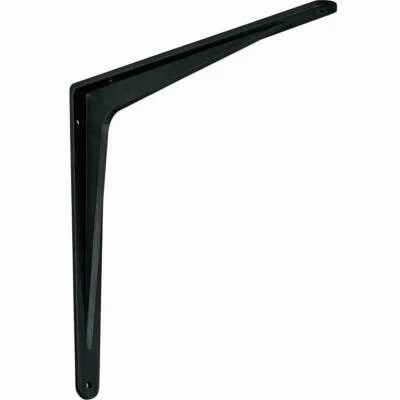 Ménsula Pesado Consola de Pared Negro escuadras para estanterias Rígido Estante - Imagen 1 de 4