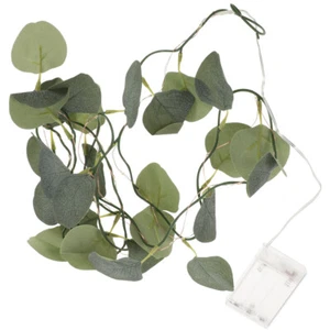 Eucalyptus Leaf Lamp Leaves Lights for Bedroom Artificial Garland Vines - Picture 1 of 12