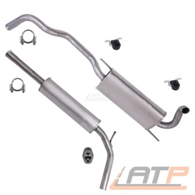 AUSPUFFANLAGE SCHALLDÄMPFER FÜR VW POLO 6N 6N2 1.0 1.4 - Bild 1 von 4