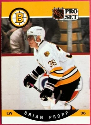 1990 Pro Set - #14 Brian Propp, Boston Bruins - Image 1 of 2