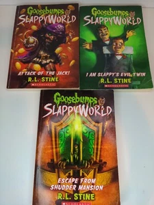 Goosebumps Slappyworld Books Lot Of 3 RL Stine 2 3 5 Scholastic Youth Horror - Picture 1 of 7
