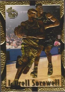 1994-95 Topps Embossed Golden Idol Latrell Sprewell #34 - Picture 1 of 2