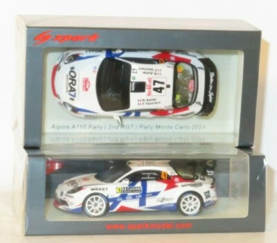 1/43 Alpine Renault  A110 RGT  Alpine Nice  Rally Monte Carlo 2021 #47 R.Astier - Image 1 of 4