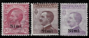 Italian Aegean Island 1912 ☀ Italian Stamps Overprinted "Simi" ☀ MNH (**) - Picture 1 of 2