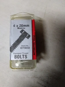 4x20MM Metric Hex Head Cap Screws / Bolts 4x20MM - Picture 1 of 2