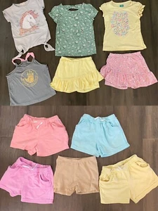 Lot of 11 Girls Body Glove BTween 365 Floral T-shirts Tank Top Skorts Sets Sz 7 - Picture 1 of 9
